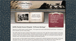 Desktop Screenshot of griffinfamilyfuneral.com